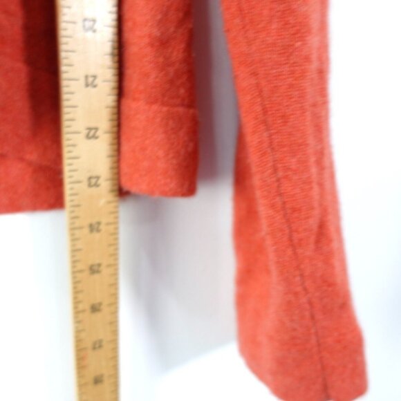 GENEVA Sweater Women Size Medium Red Cashmere Knit V Neck Pullover Casual Jumper - Picture 5 of 9